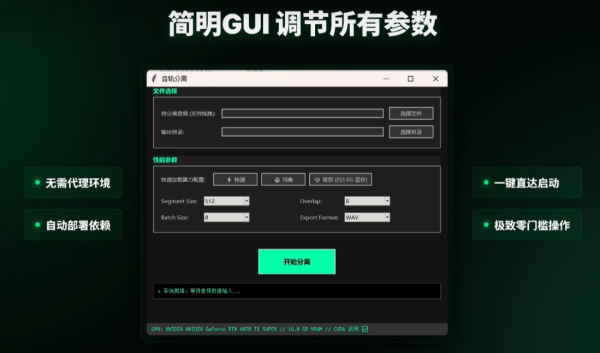 顶级 AI 六音轨分离工具：一键拆出干声/钢琴/吉他/鼓点/贝斯，免部署开箱即用！